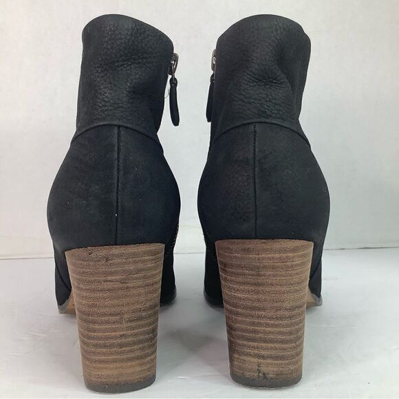 Cole Haan NikeAir Chelsea Black Leather Suede Women’s Ankle Boots Sz 8.5 - Picture 3 of 13